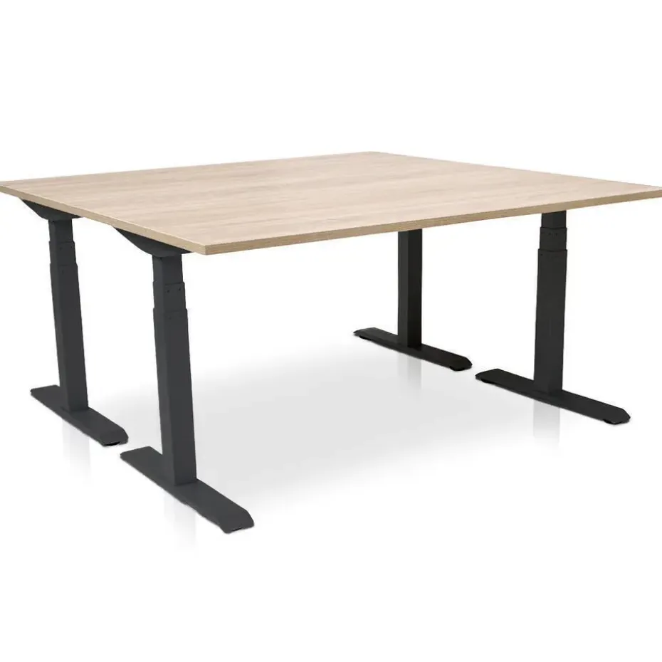 MRC PRO-L 2.0 elektrisch ARBO zit-sta bureau - 180x80 - midden eiken