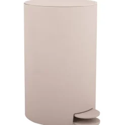 MSV badkamer/toilet pedaalemmer - beige - 3L - 15 x 27cm