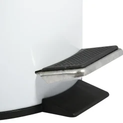 MSV badkamer/toilet pedaalemmer - wit - 3 liter - 17 x 25 cm