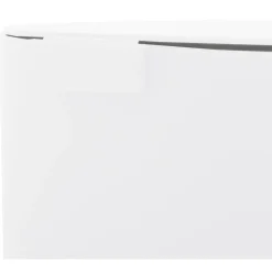 MSV badkamer/toilet pedaalemmer - wit - 3L - 15 x 27 cm