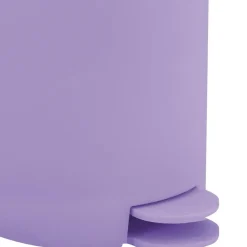 MSV kleine Pedaalemmer - kunststof - lila paars - 3L - 15 x 27 cm