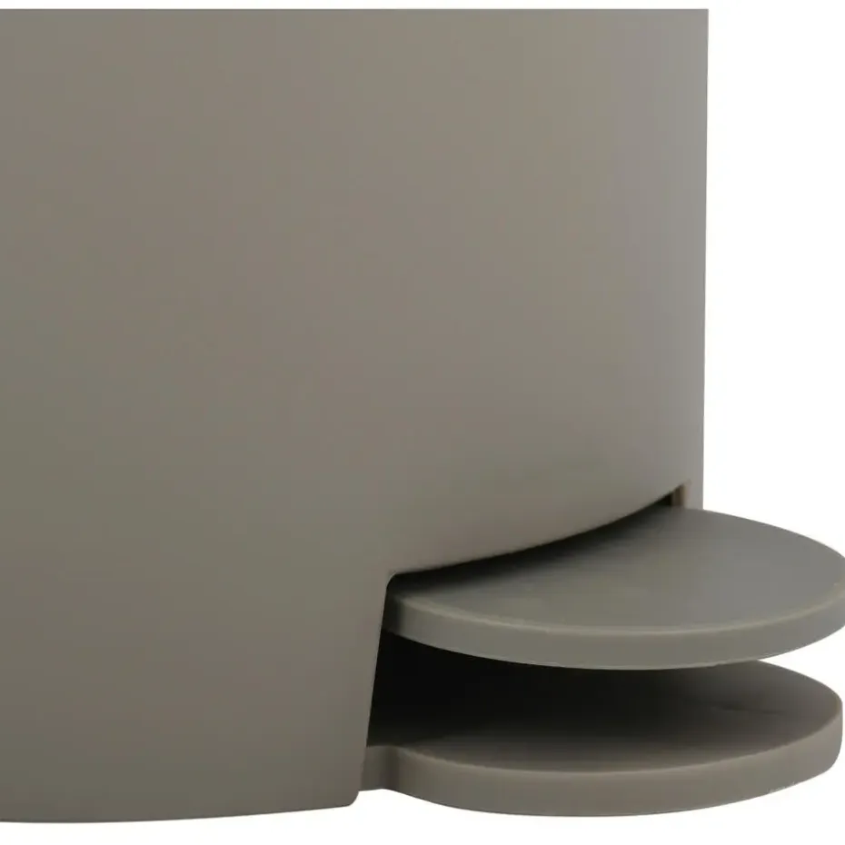 MSV Pedaalemmer - taupe - 3L - 15 x 27 cm