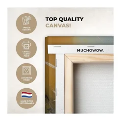 MuchoWow Canvas Schilderij 120x80cm Bloemen Kunst Natuur