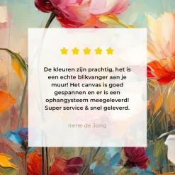 MuchoWow Canvas Schilderij 120x80cm Bloemen Watercolor Kunst