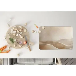 MuchoWow Placemat (6stuks) 45x30cm Beige Natuur Abstract