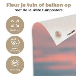 MuchoWow Tuinposter 90x60cm Boeddha Beeld Buddha Water