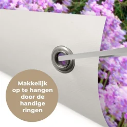 MuchoWow Tuinposter 120x80cm Bloemen Lavendel Paars Lucht