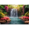 MuchoWow Tuinposter 90x60cm Waterval Natuur Planten Jungle