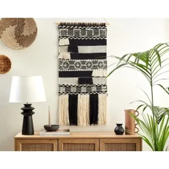 MURIDKE - Wanddecoratie - Beige - Katoen