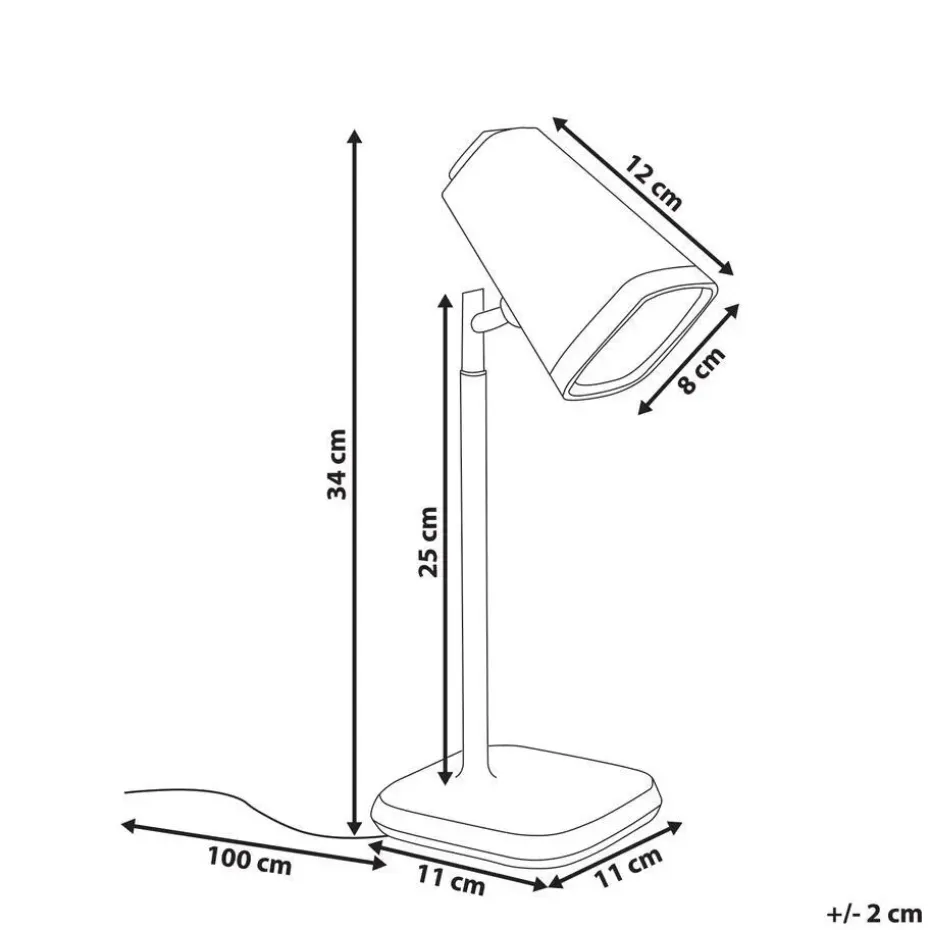 MUSCA - Bureaulamp LED - Zwart - Synthetisch materiaal