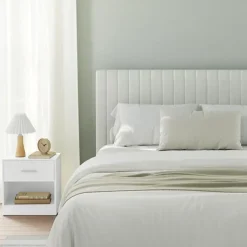 Nachtkastje - Nachtkast Wit - 41 x 39 x 28 cm - Nachtkastje met Lade - Wit