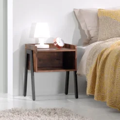 Nachtkastje - vintage look - 46x52x35 cm - vintage bruin