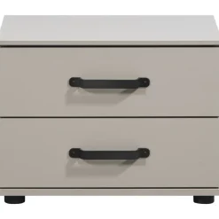 Nachtkastje Dex - greige - 40x52x38 cm