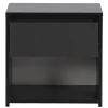 Nachtkastje Lyon - 1 lade - zwart