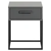 Nachtkastje Tokio - 1 lade - antraciet