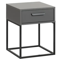 Nachtkastje Tokio - 1 lade - antraciet