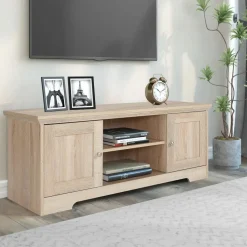 Nanna - TV-meubel met 2 deuren in eiken effect