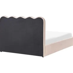 NANTERRE - Bed met opbergruimte - Beige - 140 x 200 cm - Bouclé