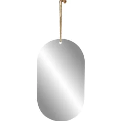 Natural Living spiegel - ovaal - jute touw - L36 x B61 cm