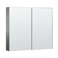 NAVARRA - Badkamermeubel - Zwart - 80 x 70 cm - Multiplex