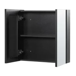 NAVARRA - Badkamermeubel - Zwart - Multiplex