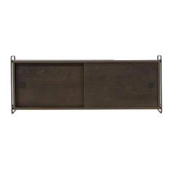 Nest living Marcus Hangende Houten Wandkast Walnoot - 122 x 35 cm