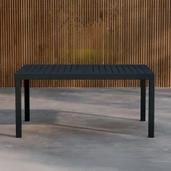 Nest outdoor Grace Uitschuifbare Tuintafel Zwart - 160 tot 240 x 100 cm