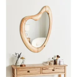 NEURE - Wandspiegel - Lichtbruin - Licht hout