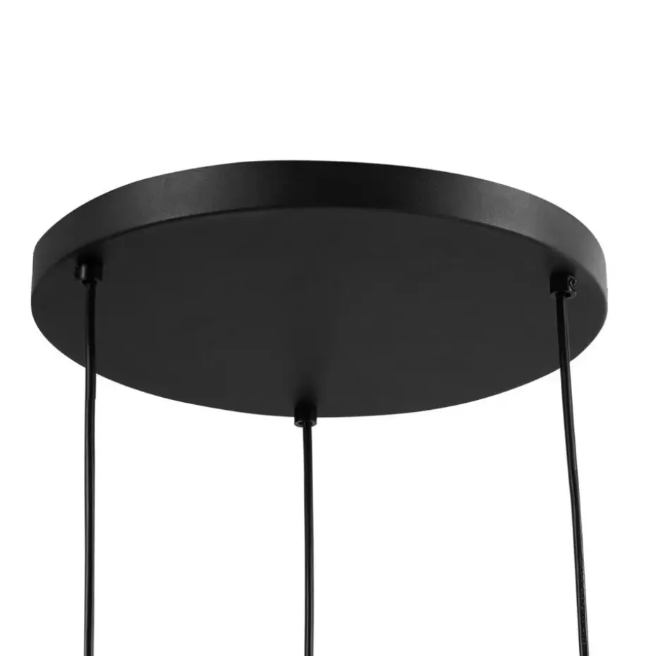 NJORO - Hanglamp met 3 lichten - Transparant - Glas