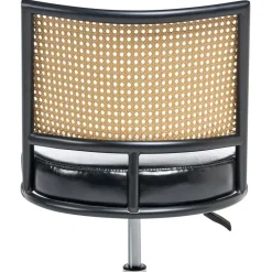 NOME - Bureaustoel - Zwart - Kunstleer