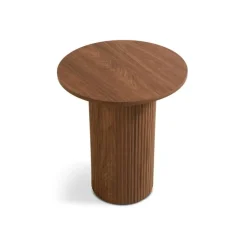 Nora Bijzettafel - Ø40cm Walnoot