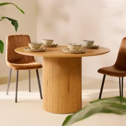 Nora Eettafel - Ø120cm Naturel