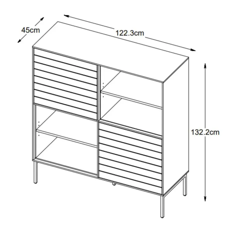 Nordic Home - Alec wandkast