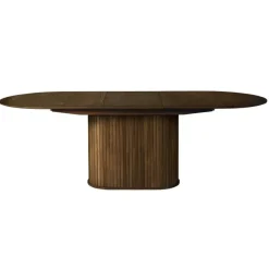 Nordic Home - Amie uitschuifbare eettafel 95x180-230 cm ovaal - bruin