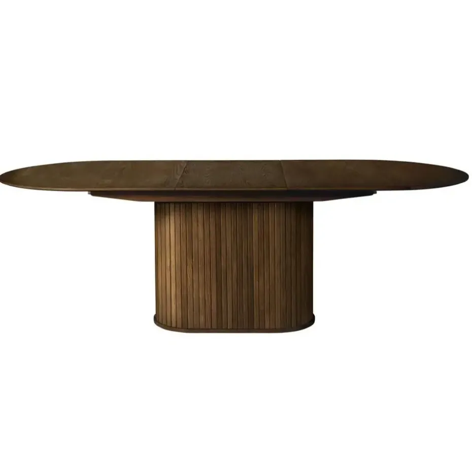 Nordic Home - Amie uitschuifbare eettafel 95x180-230 cm ovaal - bruin