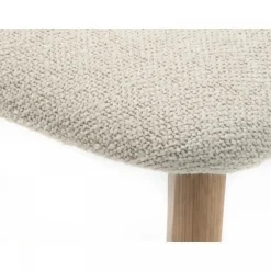 Nordic Home - Elim eetkamerstoel bouclé - naturel