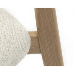 Nordic Home - Elim eetkamerstoel bouclé - naturel