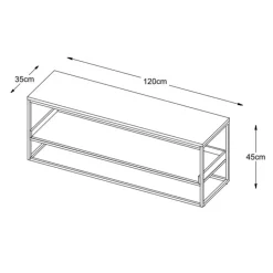 Nordic Home - Jonah bankje - 120 cm