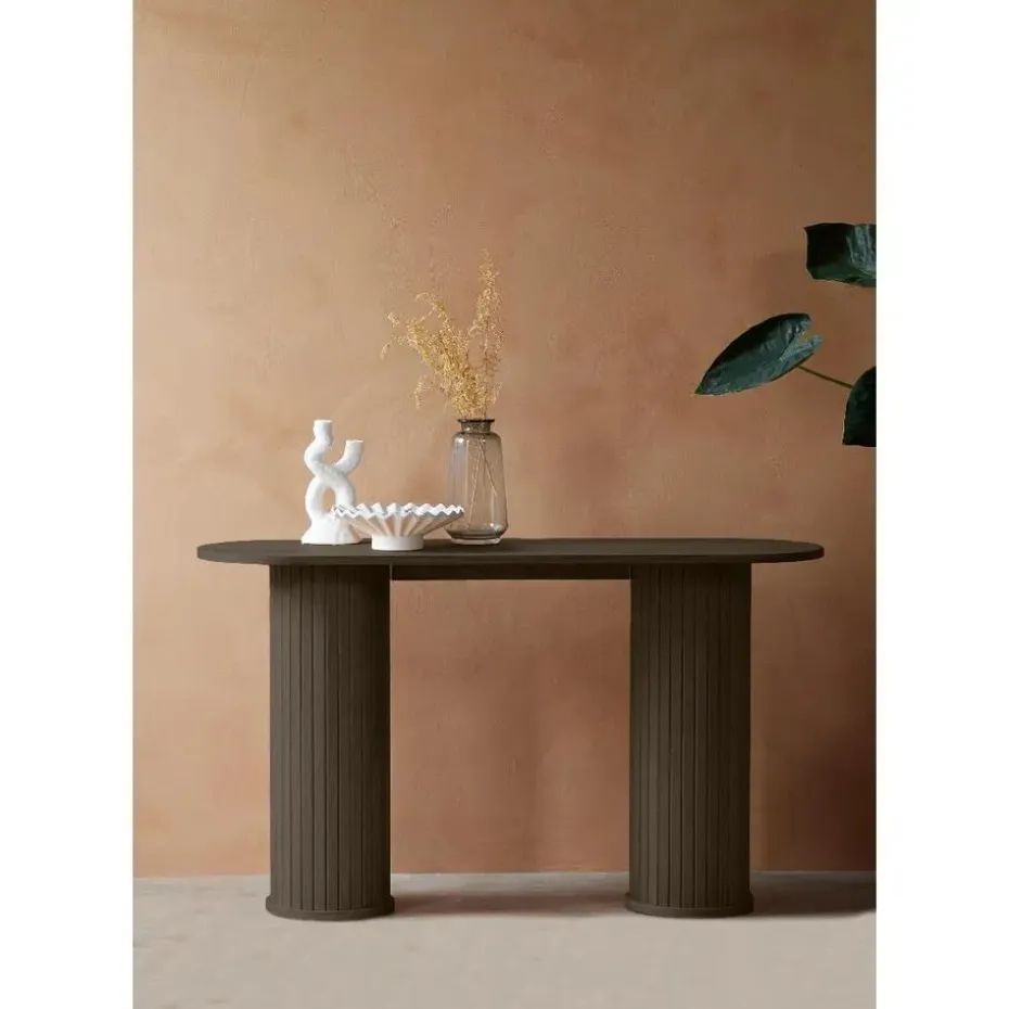Nordic Home - Kelly sidetable 130 cm - donkerbruin