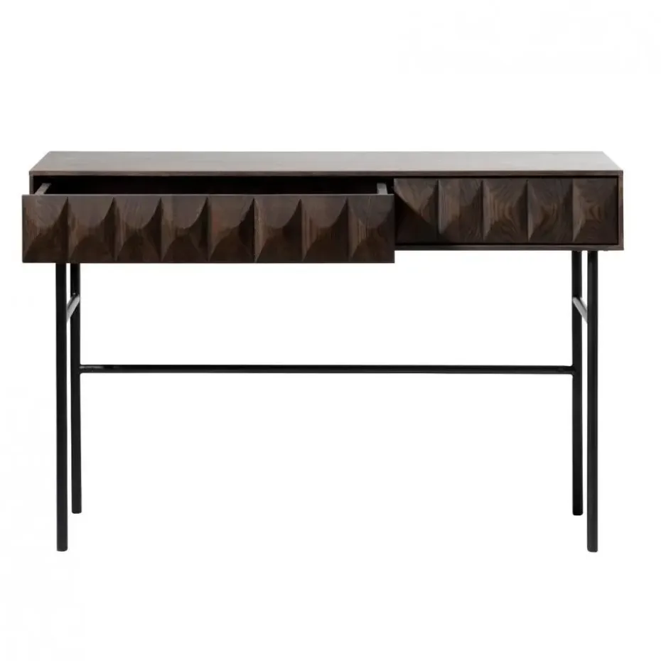 Nordic Home - Magnus eiken sidetable - 117 cm - espresso