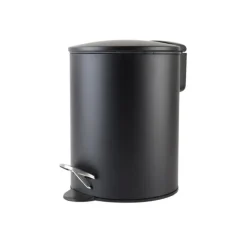 Nordix Pedaalemmer 3 Liter Badkamer Toilet Zwart Metaal