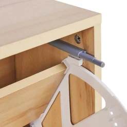 NORRIS - Schoenenkast - Lichthout - Spaanplaat