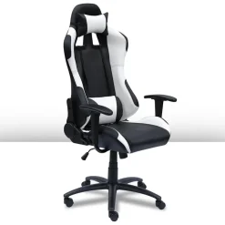 Ocazi New York Gaming stoel - Bureaustoel - Zwart/Wit