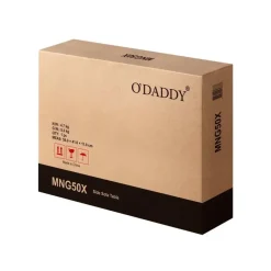 O'DADDY Bijzettafel Mangohout - Met Wielen en Pootjes - 50x35x55 cm