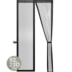 O'DADDY Deurgordijn Deluxe FIBER - Magnetisch Vliegengordijn 92x230 Zwart