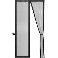 O'DADDY Deurgordijn Deluxe FIBER - Magnetisch Vliegengordijn 100x260 Zwart