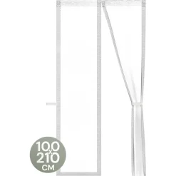 O'DADDY Deurgordijn Deluxe FIBER 100x210 - Magnetisch Vliegengordijn Wit