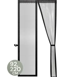 O'DADDY Deurgordijn Deluxe FIBER - Magnetisch Vliegengordijn 92x220 Zwart