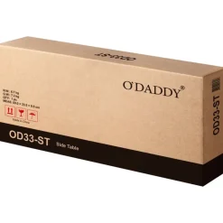 O'DADDY Industriële Wandtafel - 2 Gaasplanken - 60x30x60 cm - Zwart