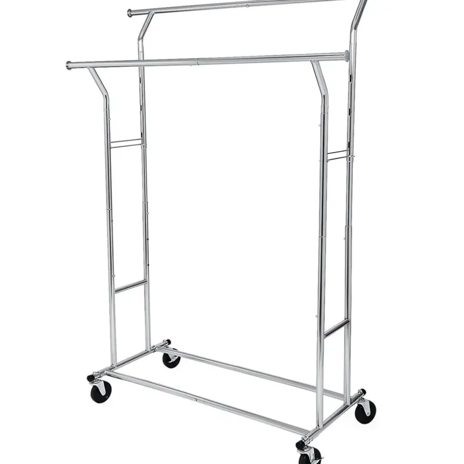 O'DADDY Kledingrek - Dubbele Stang - Uitschuifbaar & Verstelbaar - 110 kg